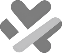 Минималистичный абстрактный логотип компании Телеграфус Ботс в серых тонах на белом фоне